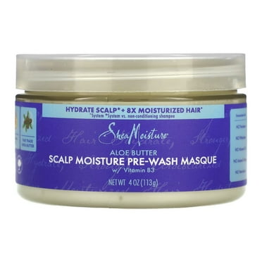 Shea Moisture Scalp Moist Aloe Butter Pre-Wash Masque, 4 Oz.
