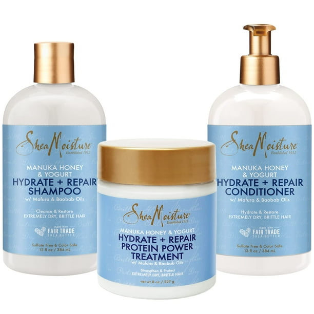 Shea Moisture Shampoo and Conditioner Set 13 fl oz each Bundled with