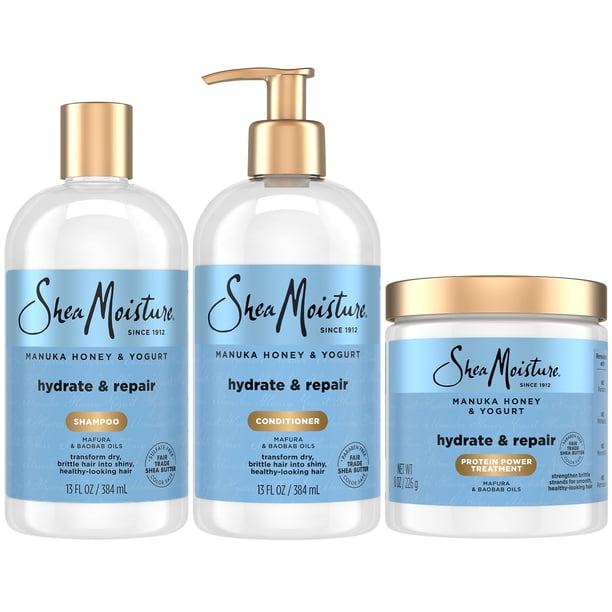 SheaMoisture Shampoo and Conditioner Set 13 fl oz Hydrate + Repair