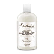 Shea Moisture Shampoo - Virgin Coconut Oil Daily Hydration, Hair Detangler & Hair Repair, Curly Hair Products For Women, Coconut Breeze Scent, Sulfate-Free Shampoo Hair Care, 13 Fl Oz