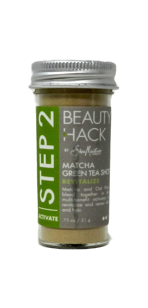 Shea Moisture Step 2 Beauty Hack Matcha Green Tea Shot Hair Treatment 0