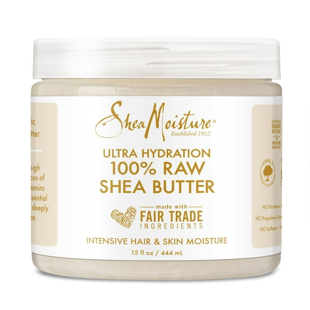 Shea Moisture Ultra Healing Raw Shea Butter Moisturizer, 15 fl oz, Daily Intensive Hydration