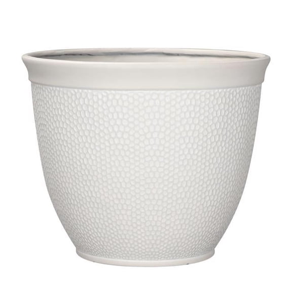 Shea Planter - White - 13 x 16 in. - Eco-Friendly Polyresin