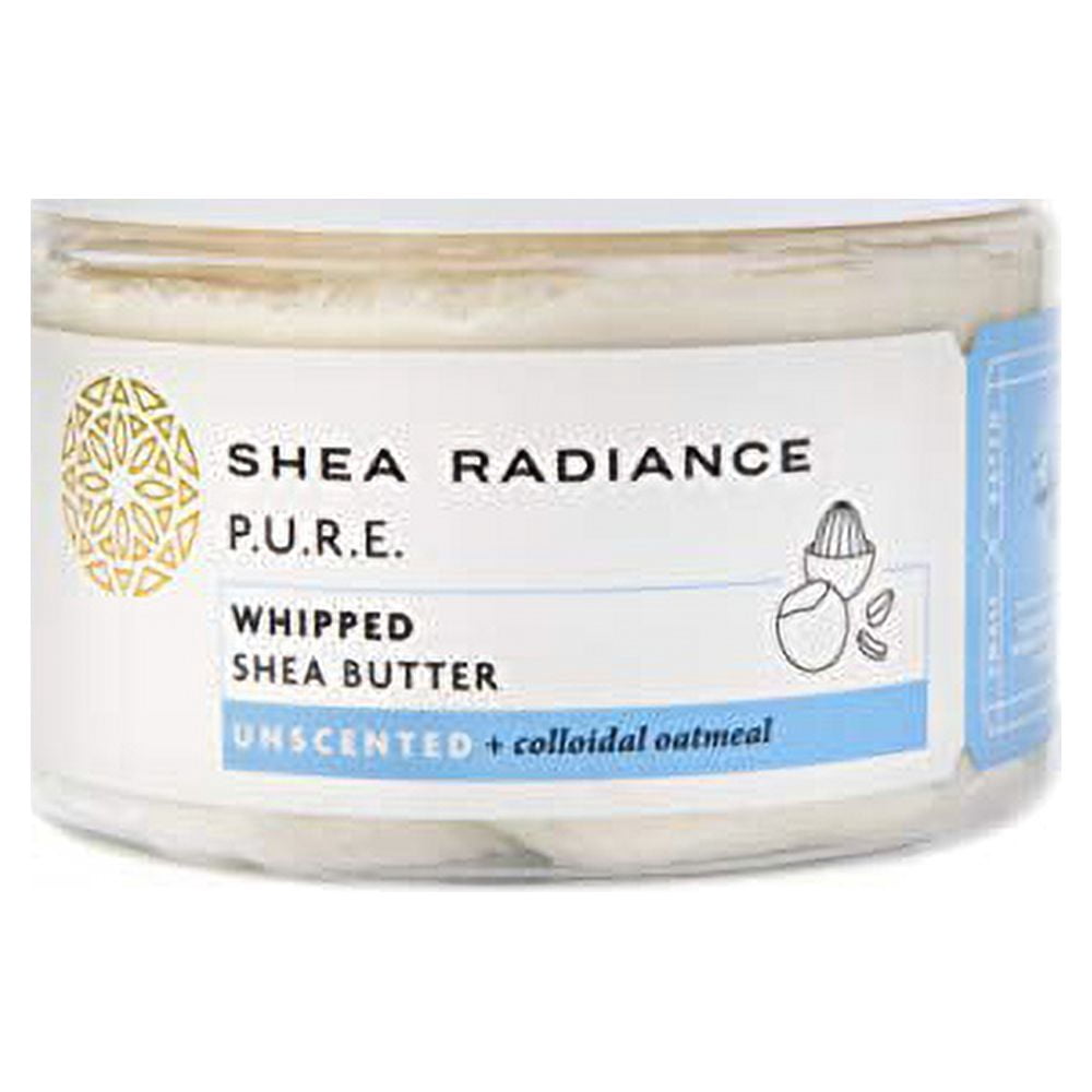 Shea Radiance Whipped Shea Butter w/ Colloidal Oatmeal Blended w/ Skin ...