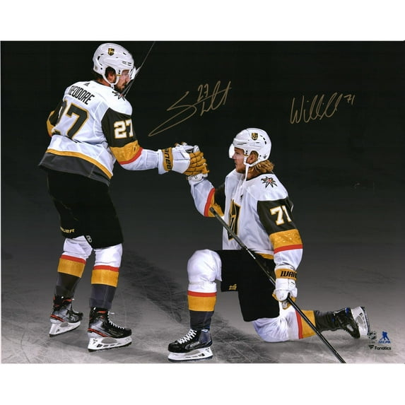 Shea Theodore & William Karlsson Vegas Golden Knights Autographed 16" x 20" Spotlight Photograph