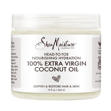 SheaMoisture 100% Extra Virgin Coconut Oil Nourishing Hydration, 14.5 oz