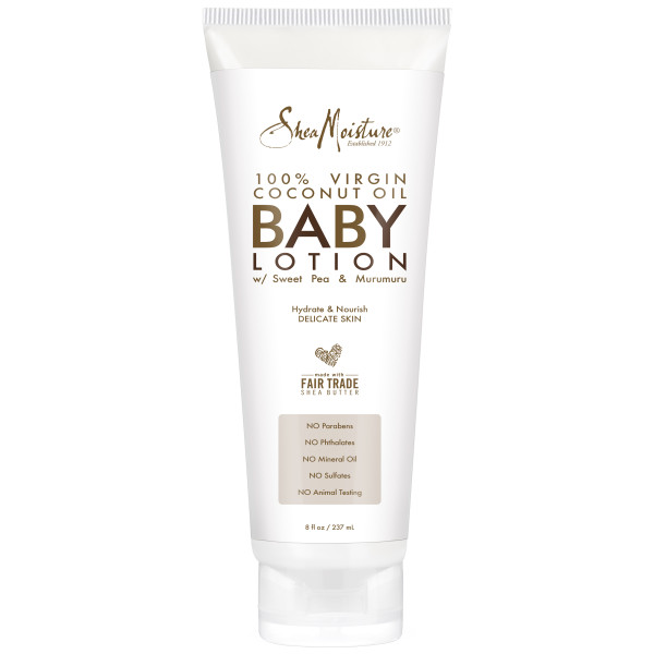 SheaMoisture 100 Virgin Coconut Oil Baby Lotion, 8 fl oz