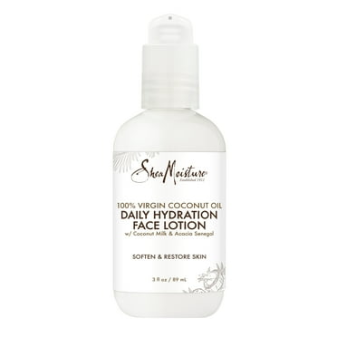 SheaMoisture 100% Virgin Coconut Oil Daily Hydration Face Lotion, 3 fl oz