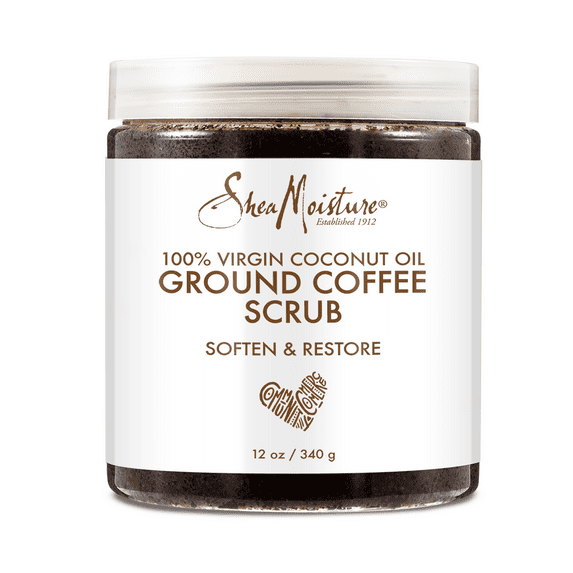SheaMoisture 100% Virgin Coconut Oil Ground Coffee Scrub 12 oz