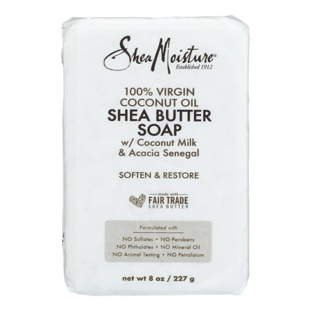 SheaMoisture 100% Virgin Coconut Oil Shea Butter Soap 8 oz