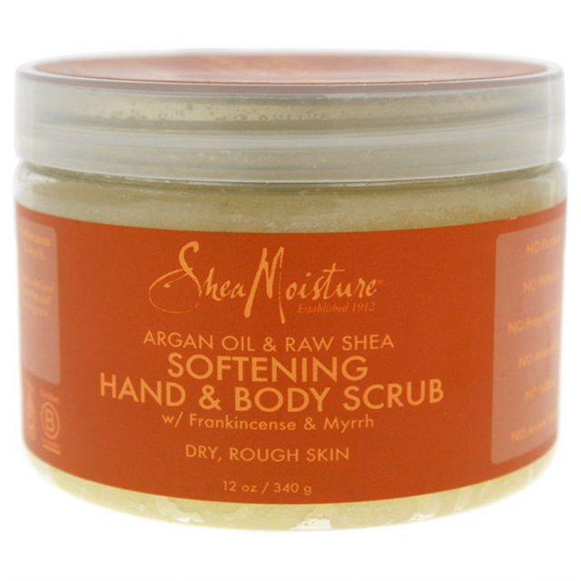 SheaMoisture 12 oz Argan Oil & Raw Shea Butter Hand & Body Scrub