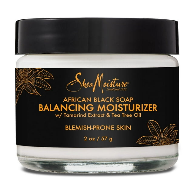 SheaMoisture African Black Soap Balancing Moisturizer, 2 Oz.