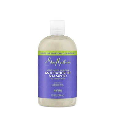 SheaMoisture Anti-Dandruff Shampoo Stronger Hair & Healthier Scalp with Apple Cider Vinegar & Shea Butter, 13 oz