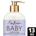 thumbnail interactive-video image 1 of SheaMoisture Baby Nighttime Shampoo & Bath Milk Manuka Honey & Lavender All Hair, 13 oz, 1 of 9