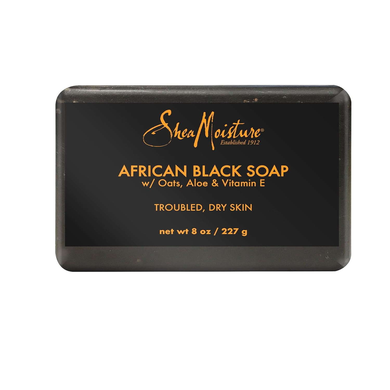 SheaMoisture Bar Soap African Black Soap for Troubled Skin Cleanser ...