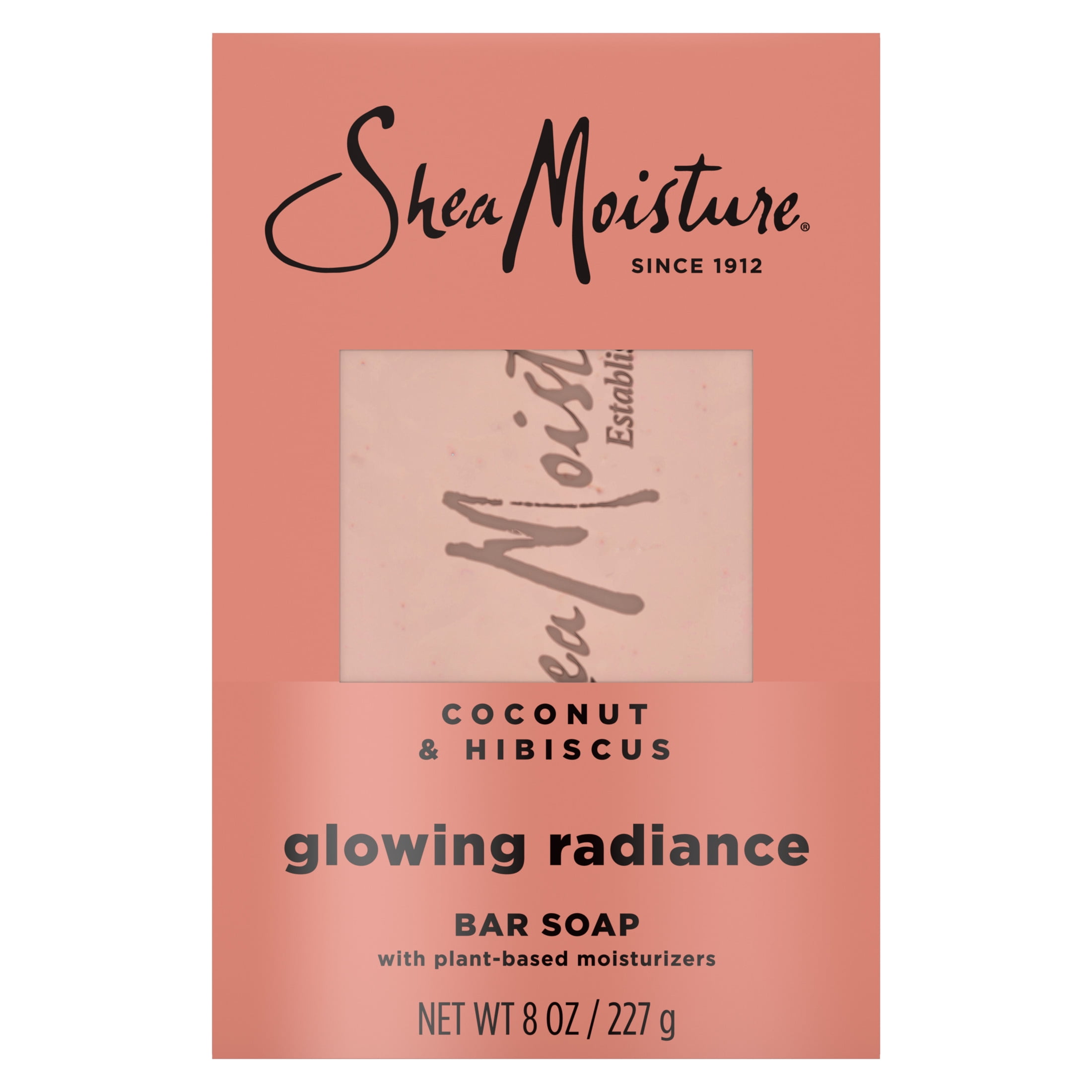 SheaMoisture Bar Soap Coconut & Hibiscus Glowing Radiance, 8 oz