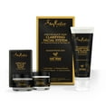 SheaMoisture Clarifying Facial System Kit, African Black Soap, 4 Pieces