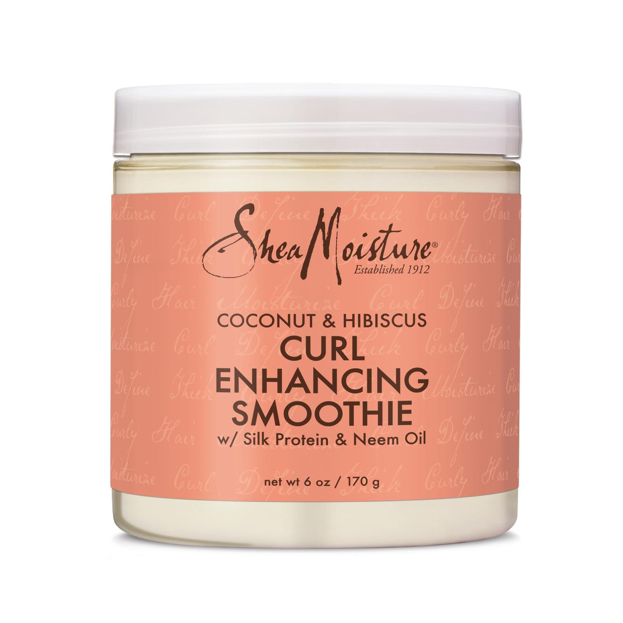SheaMoisture Coconut & Hibiscus Curl Enhancing Smoothie for Thick, Curly Hair, 6 oz - image 1 of 9