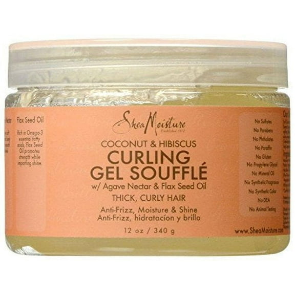 SheaMoisture Coconut & Hibiscus Curling Gel Souffle - 12 oz