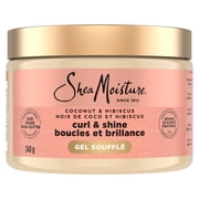 SheaMoisture Hair Curling Gel Souffle Coconut & Hibiscus, 12 oz