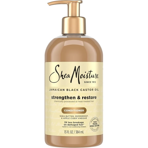 Shea Moisture Jamaican Black Castor Oil Strengthen, Grow and Restore Conditioner, 13 oz