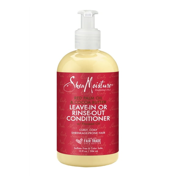 SheaMoisture Conditioner Red Palm Oil and Cocoa Butter for Curly Hair with Flaxseed Oil 13 oz
