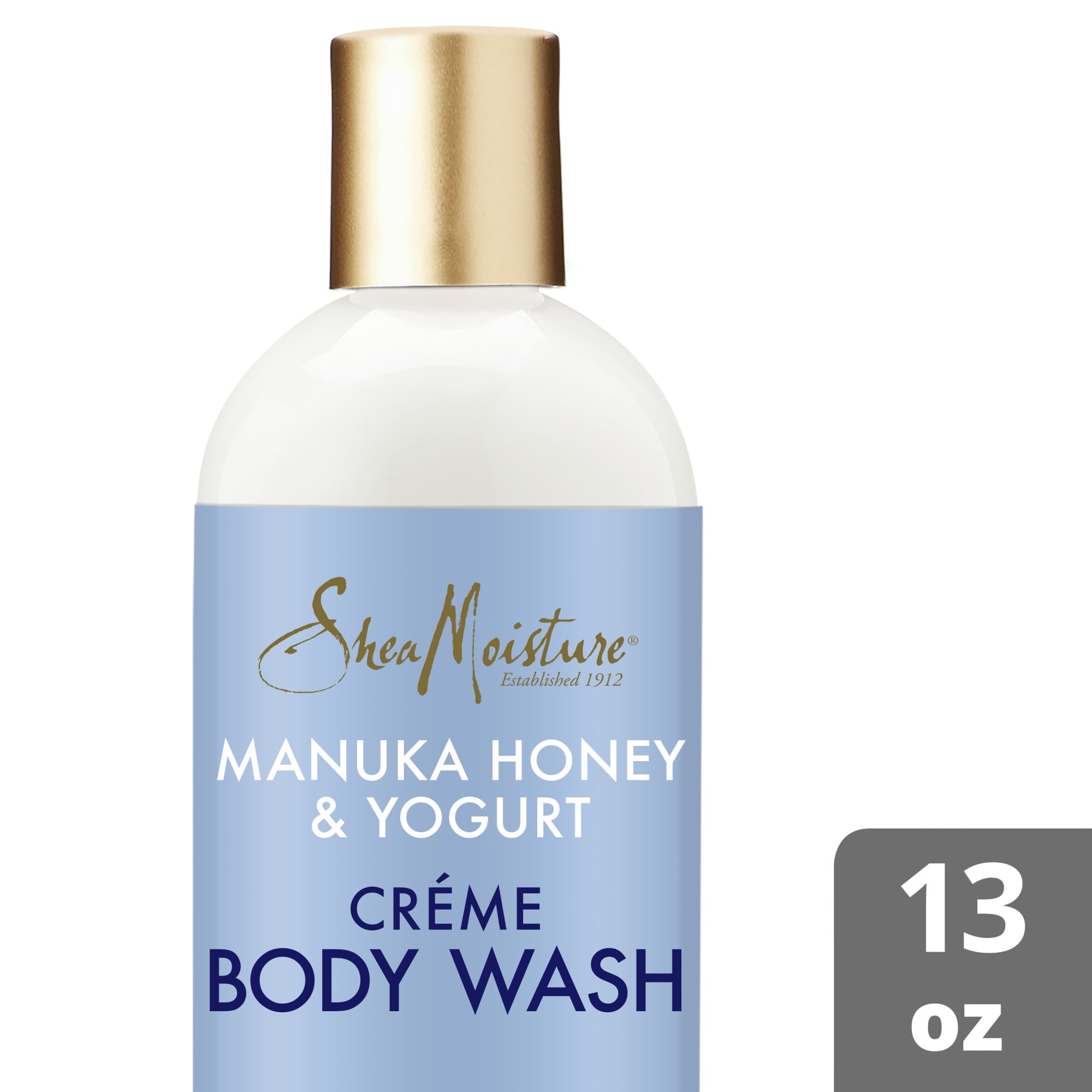 SheaMoisture Crème Body Wash Manuka Honey & Yogurt, 13 oz