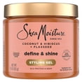 thumbnail image 1 of Shea Moisture Define & Shine Styling Gel + Flaxseed Coconut & Hibiscus, 15 oz, 1 of 11