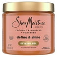 thumbnail image 1 of SheaMoisture Define & Shine Styling Gel + Flaxseed Coconut & Hibiscus, 15 oz, 1 of 10