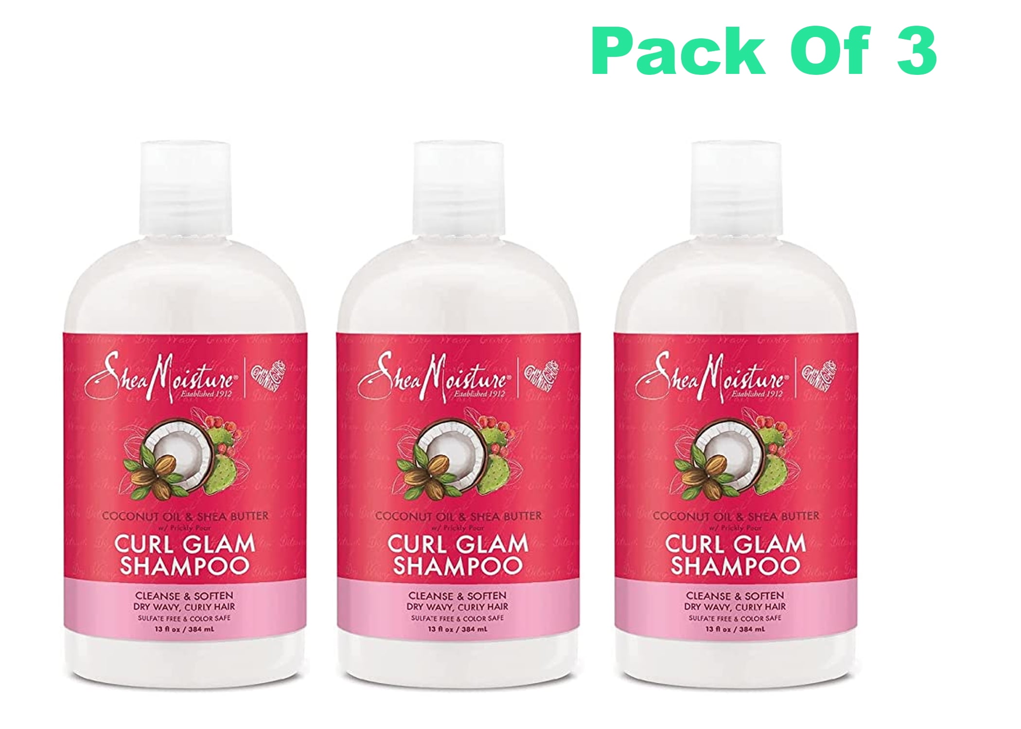 SheaMoisture Curl Glam Shampoo, Coconut Oil and Shea Butter, 13 fl oz