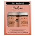 thumbnail image 1 of SheaMoisture Coconut & Hibiscus Curl & Shine Shampoo & Conditioner Set for Curly & Textured Hair, 13 oz 2 Count, 1 of 13