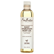 SheaMoisture Daily Hydration Body Oil Virgin Coconut Oil for Dry Skin, 8 oz