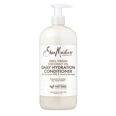 SheaMoisture Daily Hydration Conditioner for All Hair Types, Sulfate-Free, 34 oz.