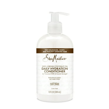SheaMoisture Daily Hydration Conditioner with Acacia Senegal for All Hair Types, Coconut, 13 fl oz