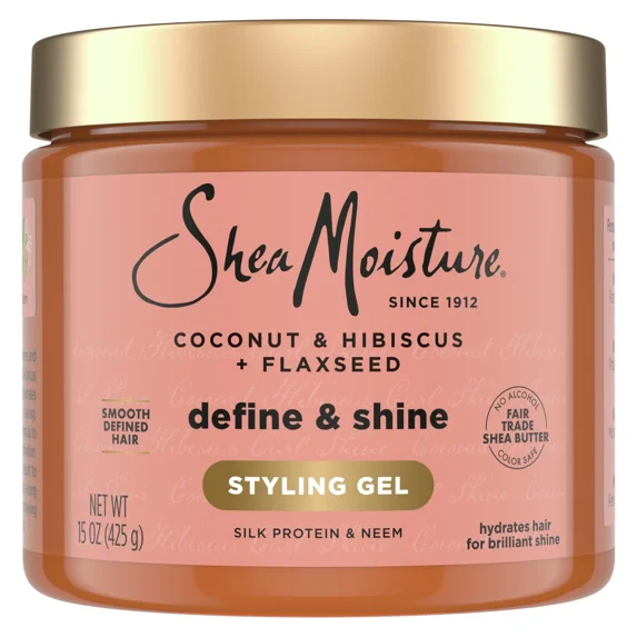 SheaMoisture Defining Styling Gel For Thick, Curly Hair Coconut and Hibiscus
