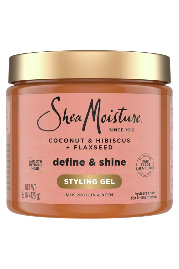 SheaMoisture Defining Styling Gel For Thick, Curly Hair Coconut and Hibiscus