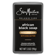 SheaMoisture Women's African Black Bar Soap Acne Prone Face & Body All Type 3.5 oz
