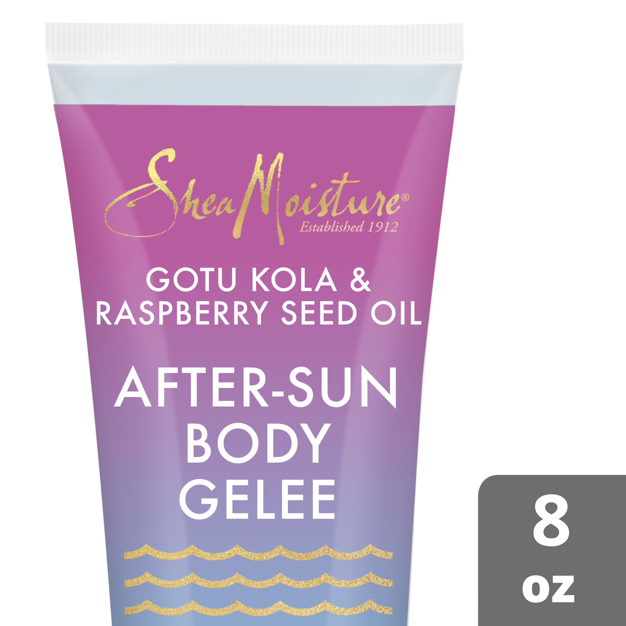 SheaMoisture Gotu Kola & Red Raspberry Oil Mineral After-Sun Body Gelee, 8 oz - image 1 of 4