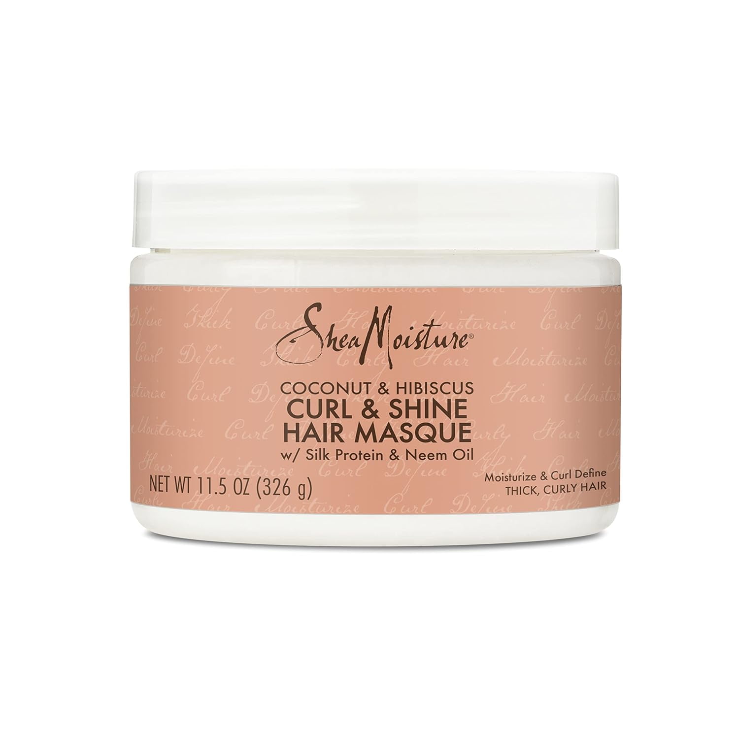 SheaMoisture Hair Mask Coconut & Hibiscus for Dry Curls Hair Mask with