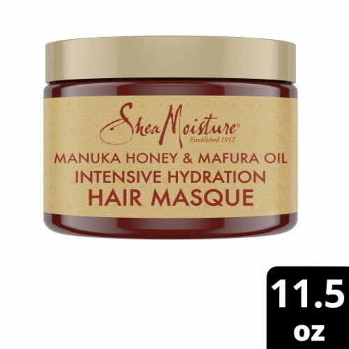 2X - SheaMoisture Hair Masque For Dry, Damaged Hair, Manuka Honey & Mafura Oil 11.5 oz