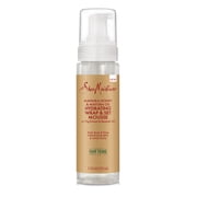SheaMoisture Wrap & Set Hair Mousse Manuka Honey & Mafura Oil Hydrating Frizz Control Light Hold for Roller Sets, Twist Outs & Curly Hair Fair Trade Shea Butter, 7.5 oz, 1 Pack
