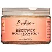 SheaMoisture Coconut and Hibiscus Hand and Body Scrub Firming and Toning,12 Oz