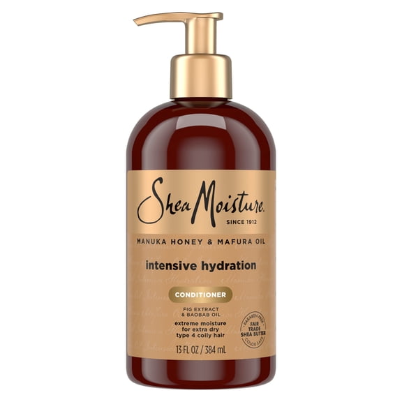 SheaMoisture Intensive Hydration Conditioner For Dry, Damaged Hair Manuka Honey And Mafura Oil Deep Moisturizing Conditioner ,13 fl  oz