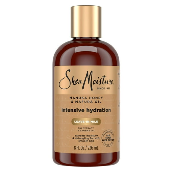 SheaMoisture Hydration Hair Milk Manuka Honey And Mafura Oil for Dry Hair to Hydrate and Style Hair, 8 fl oz
