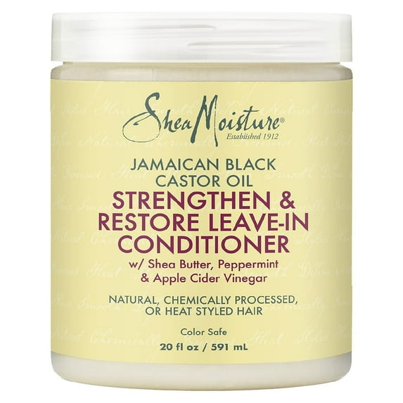 SheaMoisture Jamaican Black Castor Oil Leave In Conditioner 20.0 oz Pack of 2