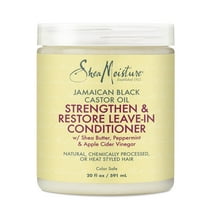 SheaMoisture Jamaican Black Castor Oil Leave In Conditioner To Soften and Detangle Hair Conditioner For Hair 20 oz