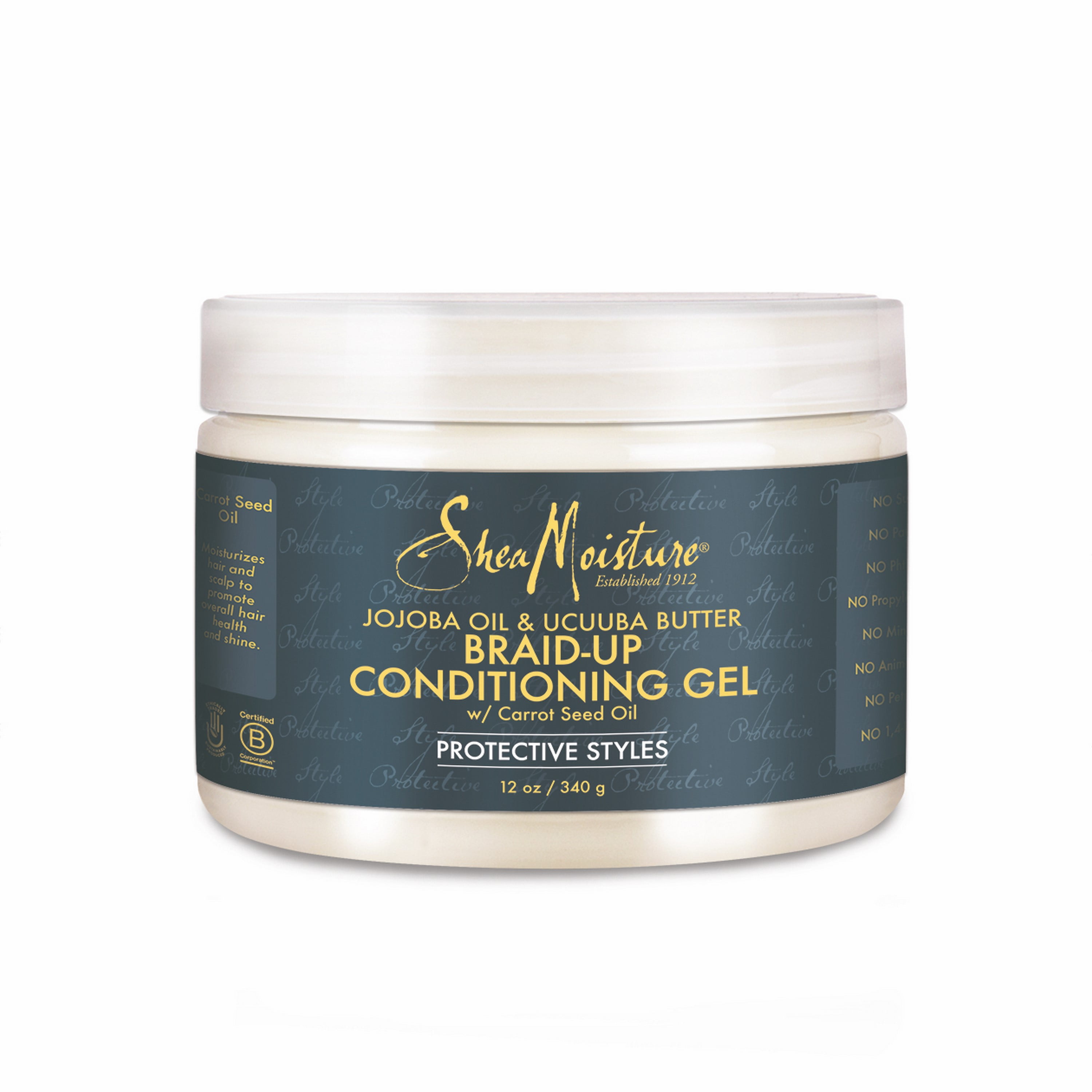 SheaMoisture Jojoba Oil and Ucuuba Butter Braid Up Conditioning Gel - 12 oz