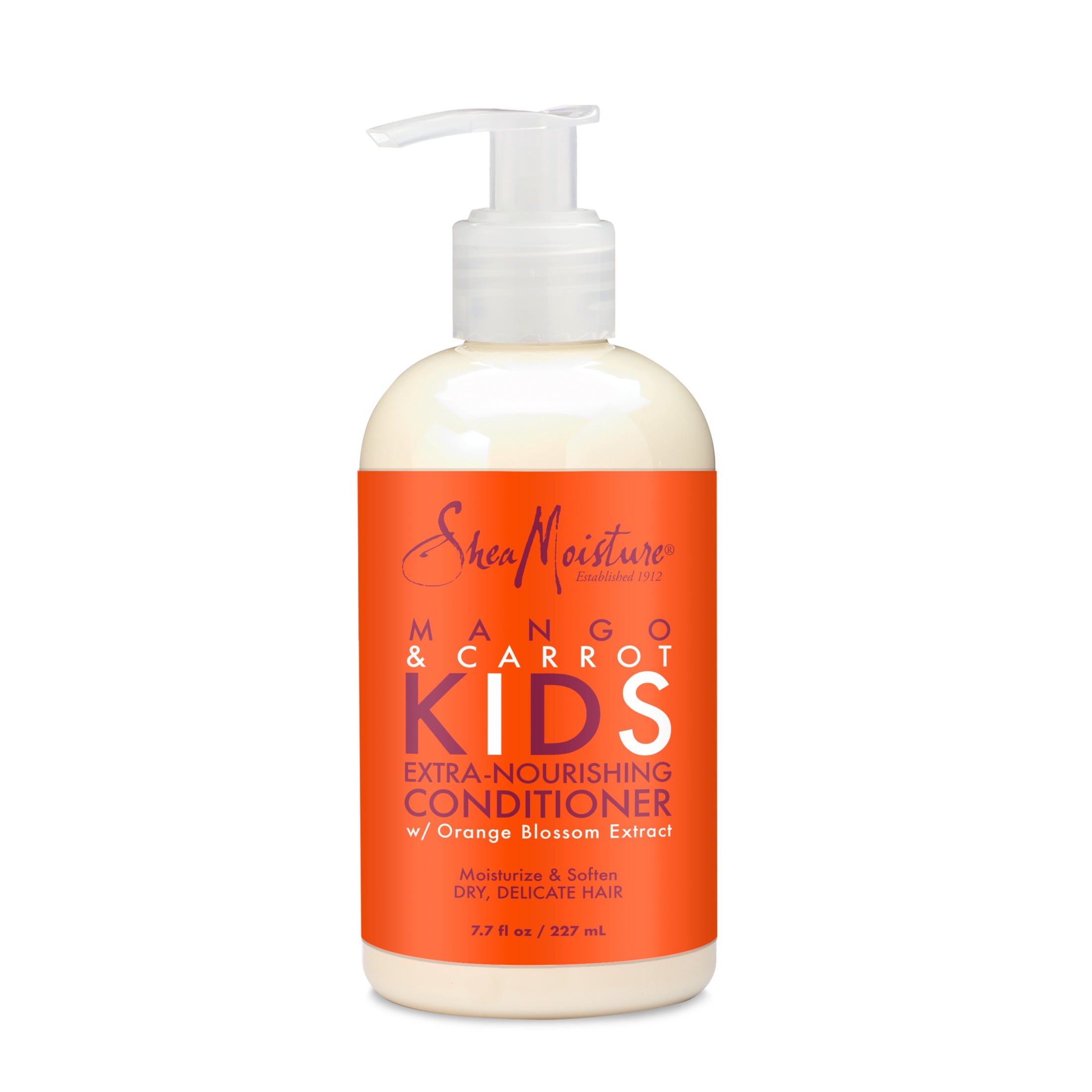 SheaMoisture Kids Conditioner for Kids Hair Mango and Carrot Sulfate Free Conditioner ,7.7 Fl oz