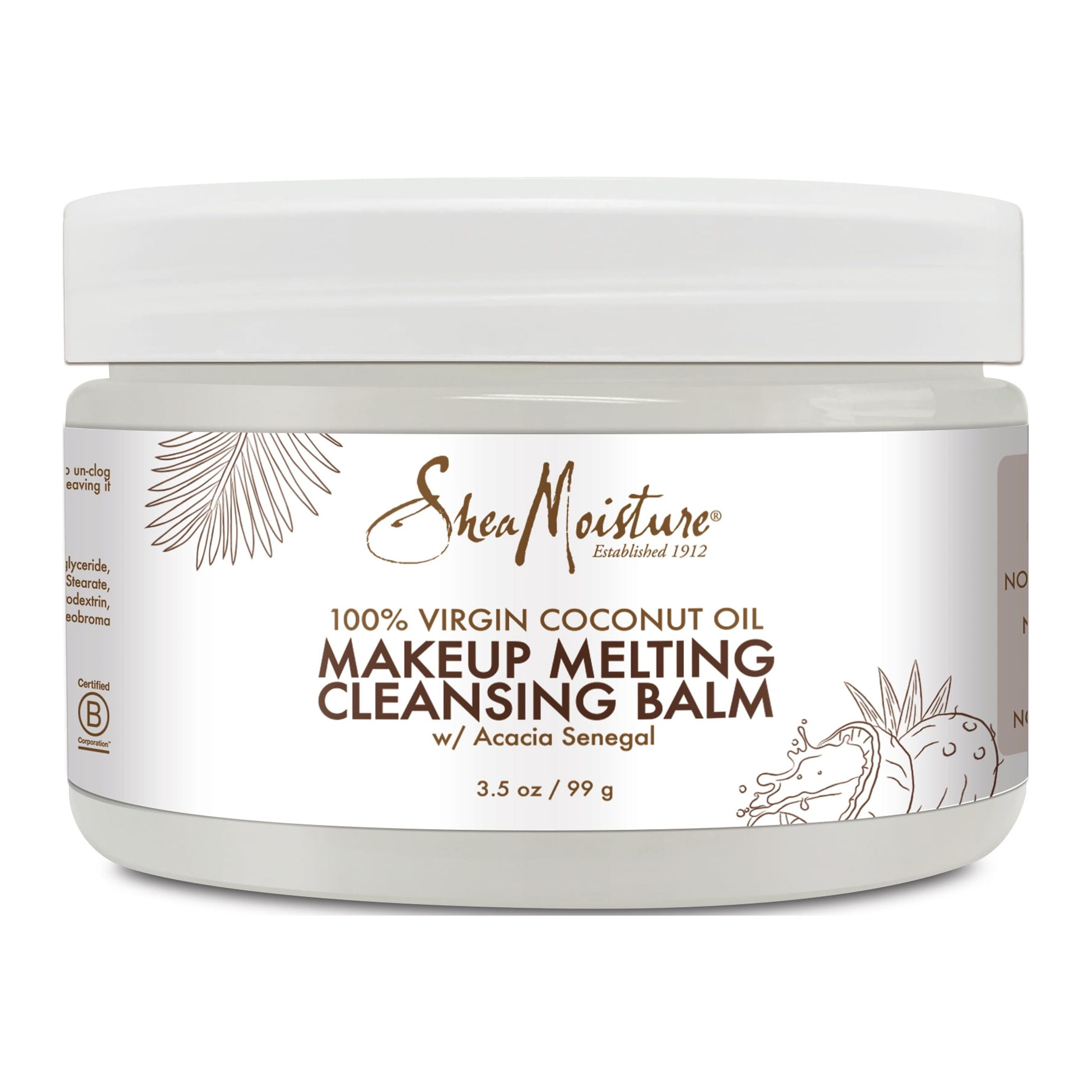 SheaMoisture Makeup Melting Cleansing Balm, 100% Virgin Coconut