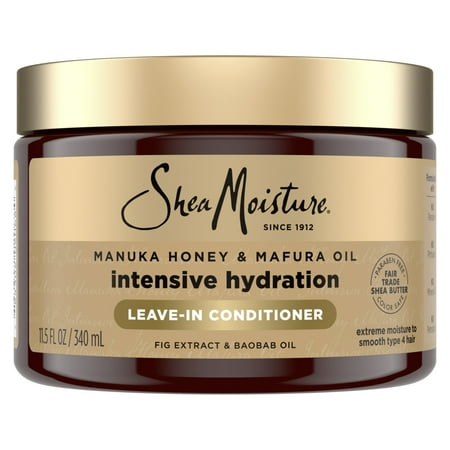 SheaMoisture Intensive Hydration Leave-in Conditioner Manuka Honey & Mafura Oil, 11.5 oz